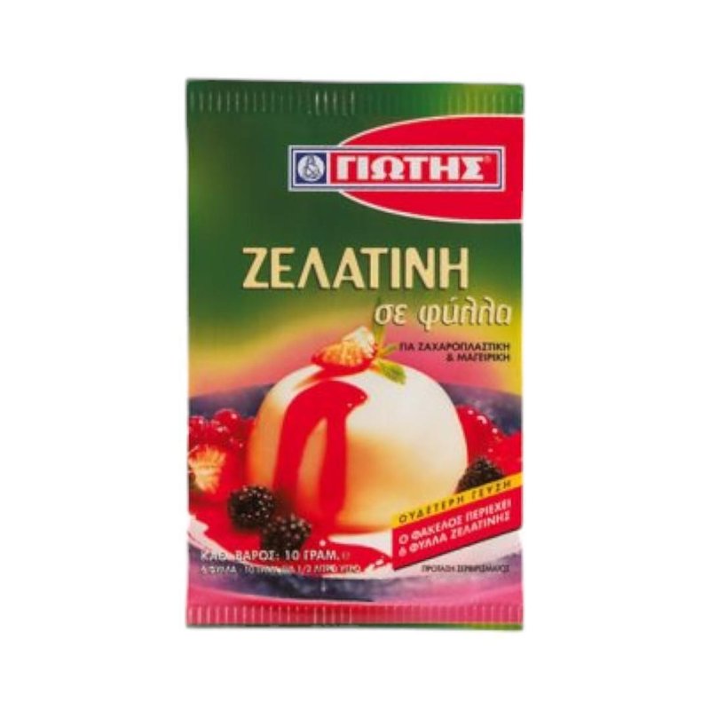 Желатин На Листа Jotis 10гр